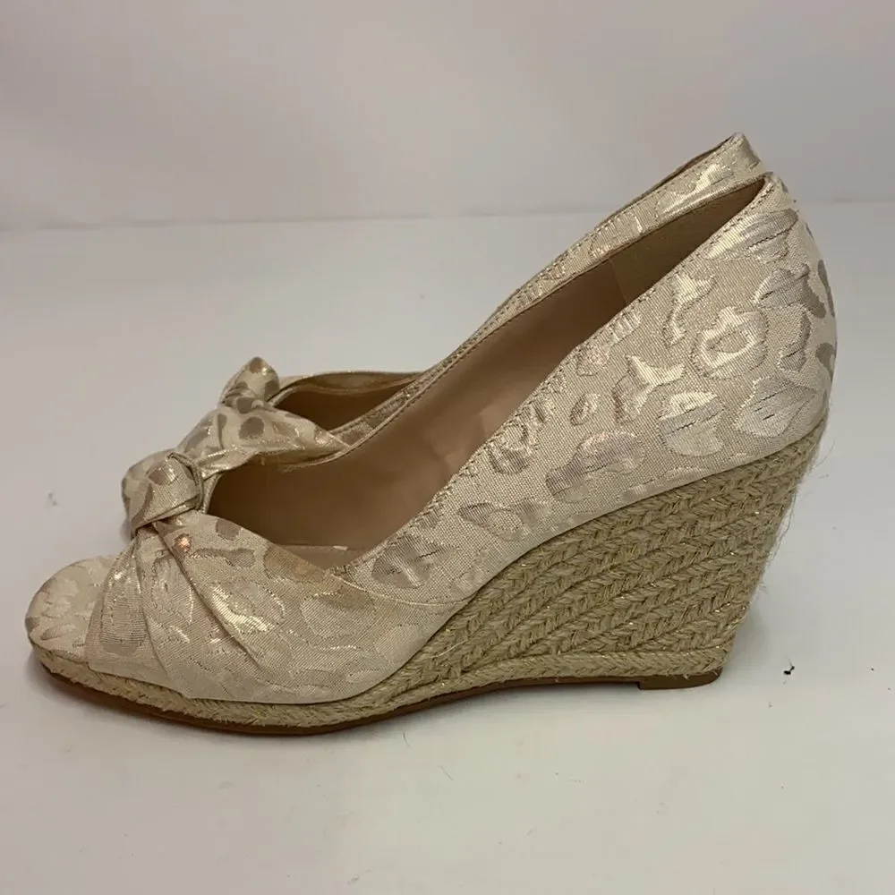 Kelly‎ and Katie Ivala Espadrille Wedge Sandal Size 8.5M A21